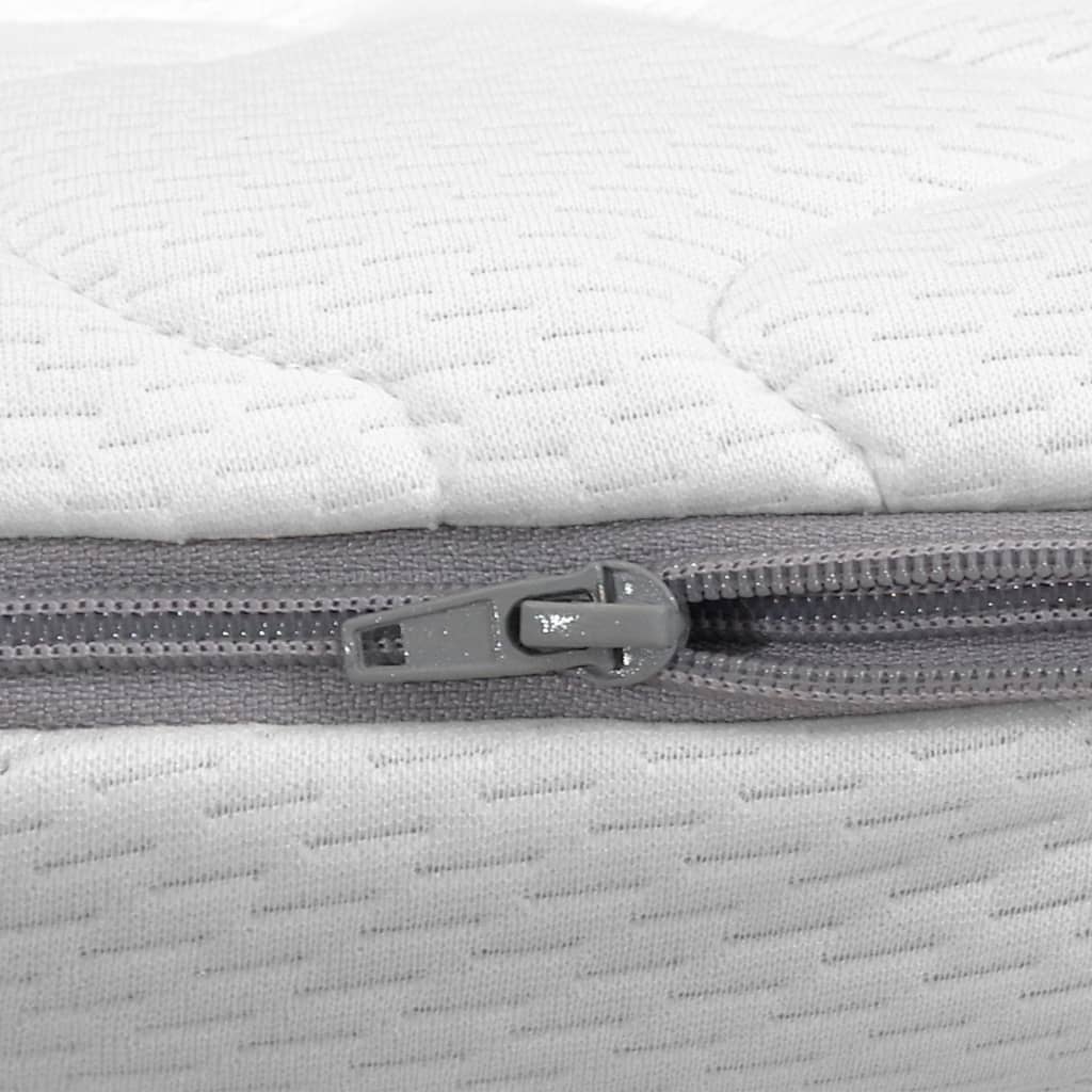 vidaXL Sur-matelas 120 x 200 cm Mousse à mémoire de forme Visco 6 cm