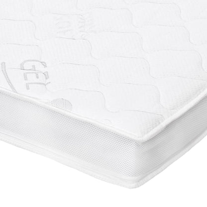 vidaXL Sur-matelas 90 x 200 cm Mousse de gel 7 cm