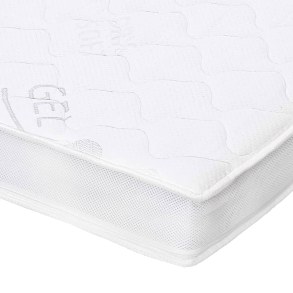 vidaXL Sur-matelas 160 x 200 cm Mousse de gel 7 cm
