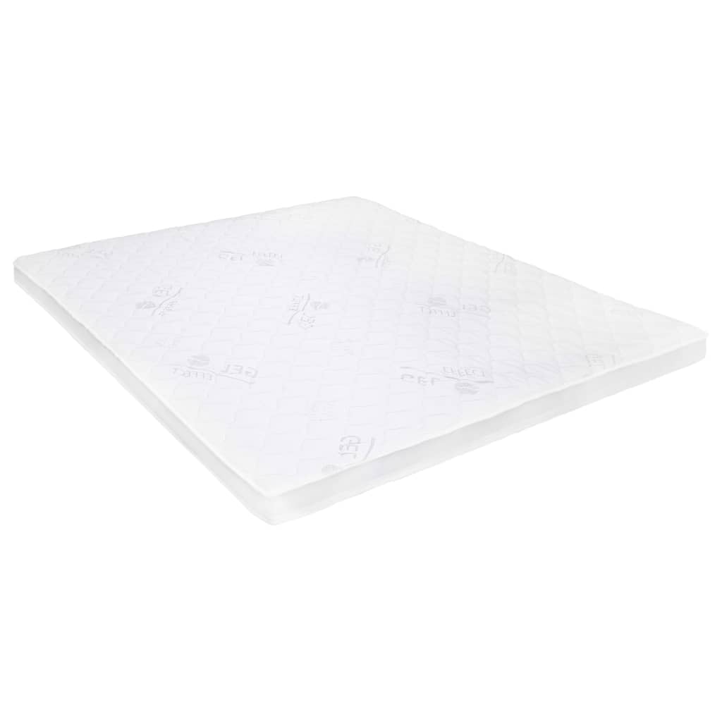 vidaXL Sur-matelas 180 x 200 cm Mousse de gel 7 cm