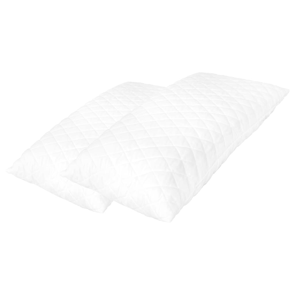 vidaXL 2x Oreillers 80x40x14 cm Mousse à mémoire de forme