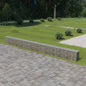 vidaXL Mur à gabion avec couvercles Acier galvanisé 600 x 30 x 50 cm