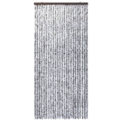 vidaXL Moustiquaire Marron et beige 100 x 220 cm Chenille