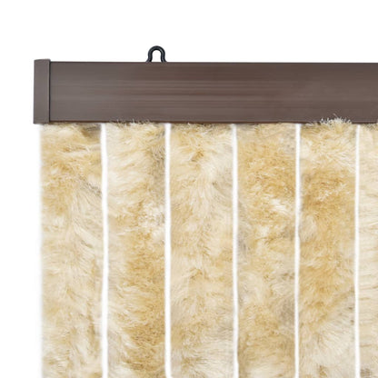vidaXL Moustiquaire Beige 100x220 cm Chenille