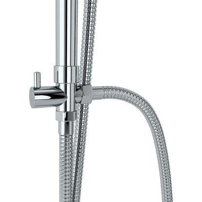 vidaXL Ensemble de douche à deux têtes avec douchette Acier inoxydable