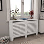 vidaXL Cache-radiateur Blanc 152x19x81,5 cm MDF