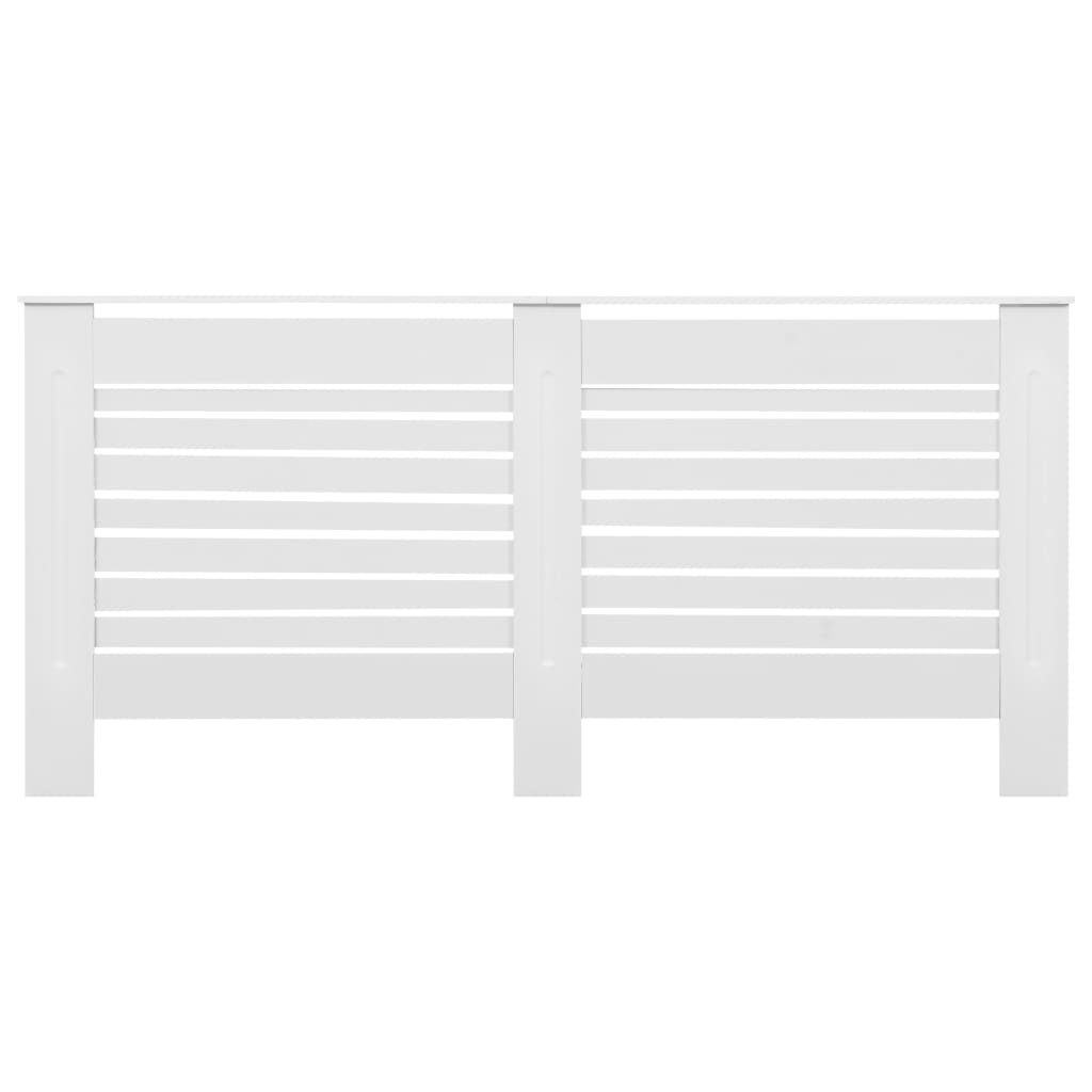 vidaXL Cache-radiateur Blanc 172x19x81,5 cm MDF