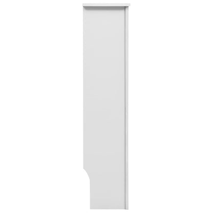 vidaXL Cache-radiateur Blanc 112x19x81,5 cm MDF