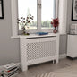 vidaXL Cache-radiateur Blanc 112x19x81,5 cm MDF