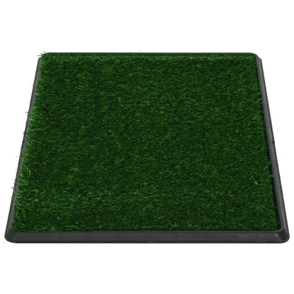 vidaXL Toilette pour animaux avec plateau et gazon artificiel Vert WC