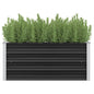 vidaXL Lit surélevé de jardin Anthracite 100x40x45 cm Acier galvanisé