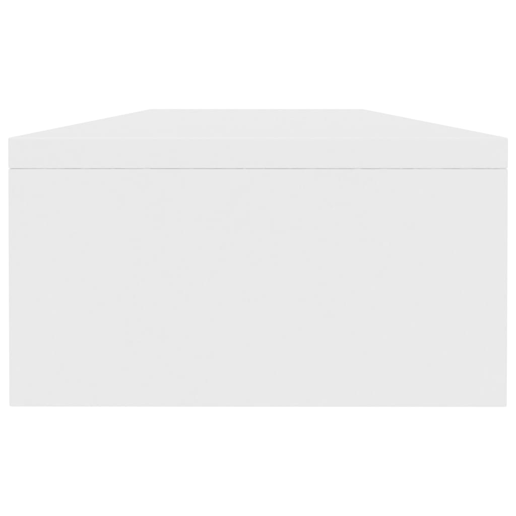 vidaXL Support de moniteur Blanc 100 x 24 x 13 cm Bois d'ingénierie