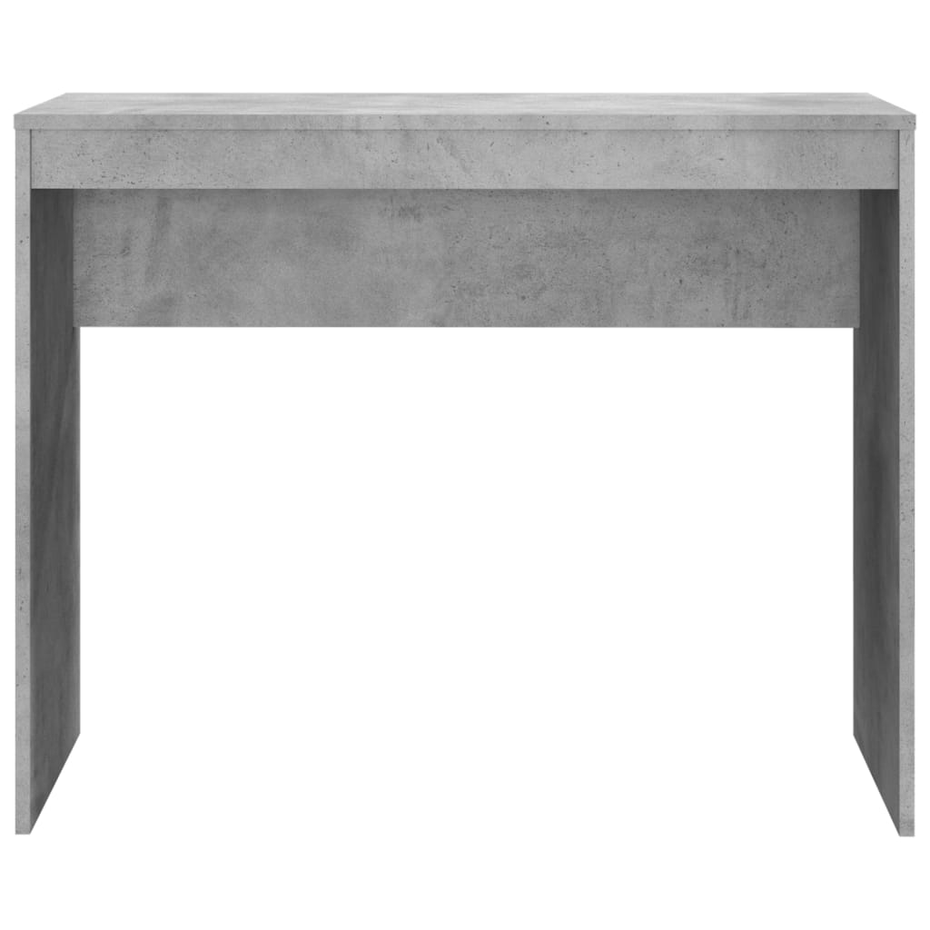 vidaXL Bureau Gris béton 90x40x72 cm Bois d'ingénierie