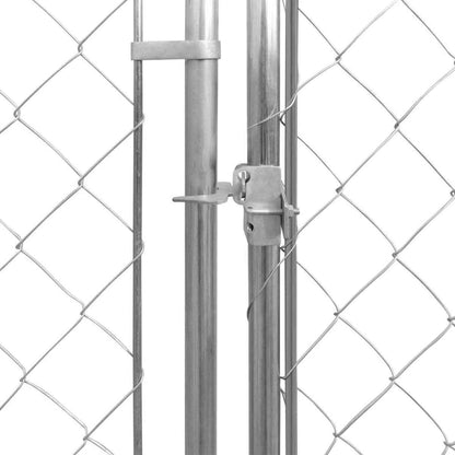vidaXL Chenil d'extérieur avec toit pour chiens 193x193x225 cm