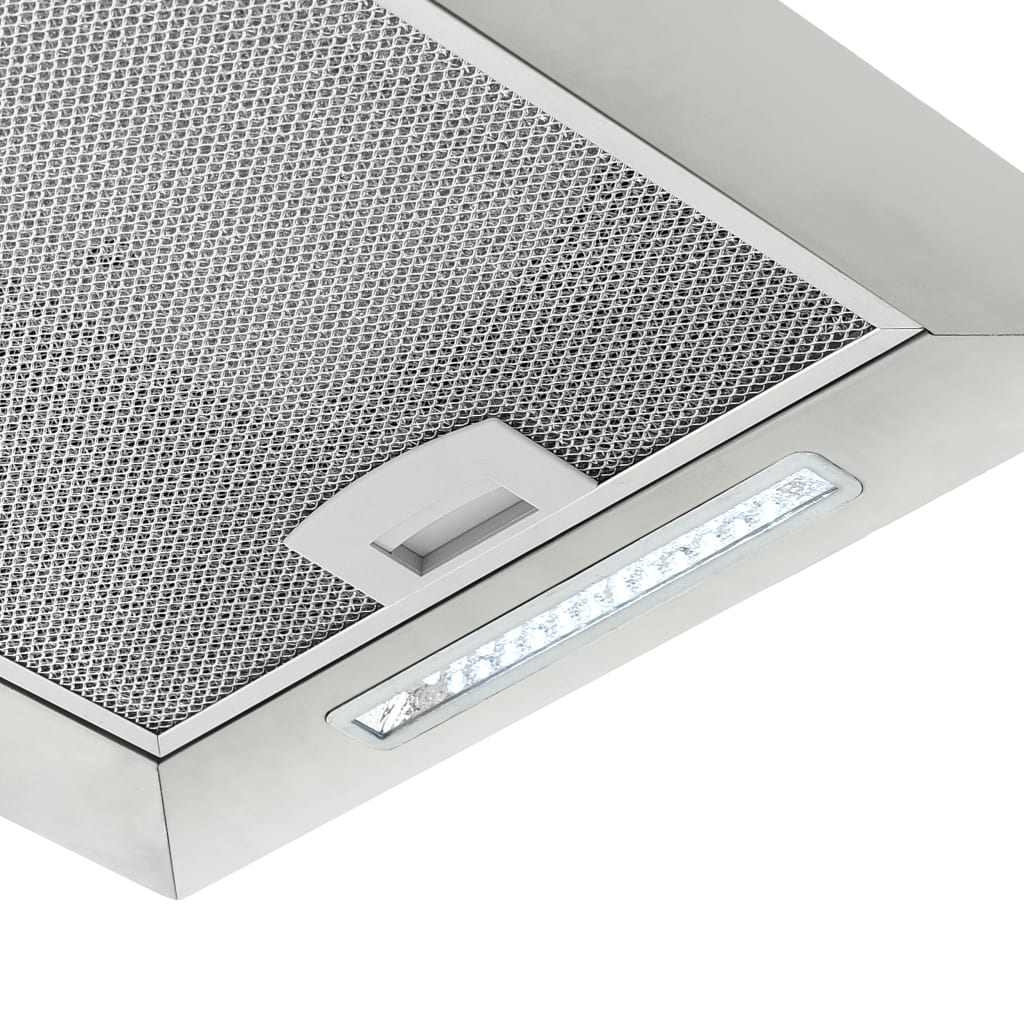 vidaXL Hotte suspendue à capteur tactile LCD 37 cm Acier inoxydable