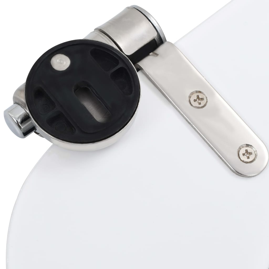 vidaXL 2 pcs Sièges WC MDF et couvercle à fermeture en douceur Pierres