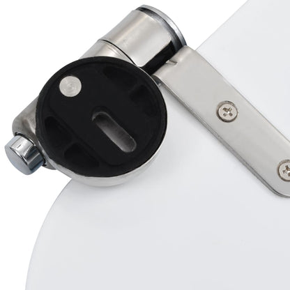 vidaXL Sièges WC 2 pcs MDF et couvercle à fermeture en douceur