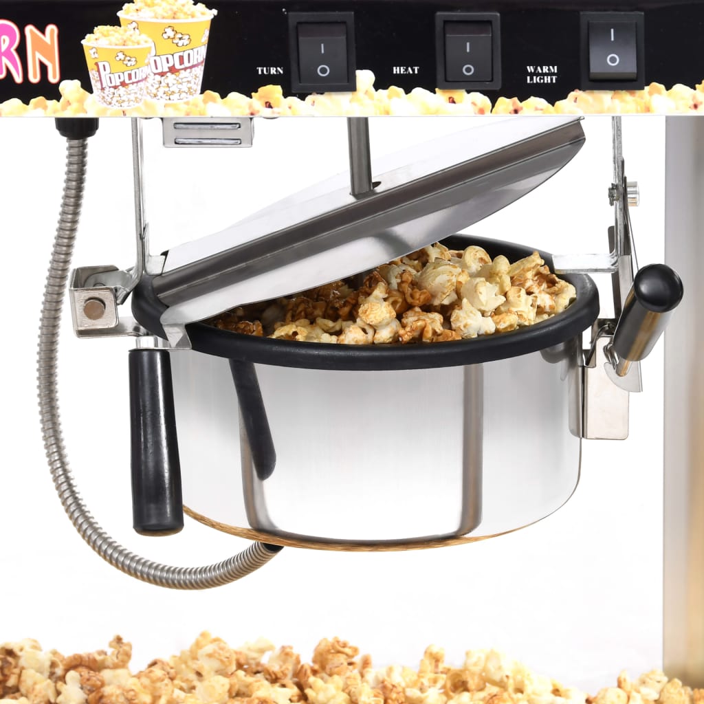 vidaXL Machine à pop-corn avec pot de cuisson en téflon 1400 W