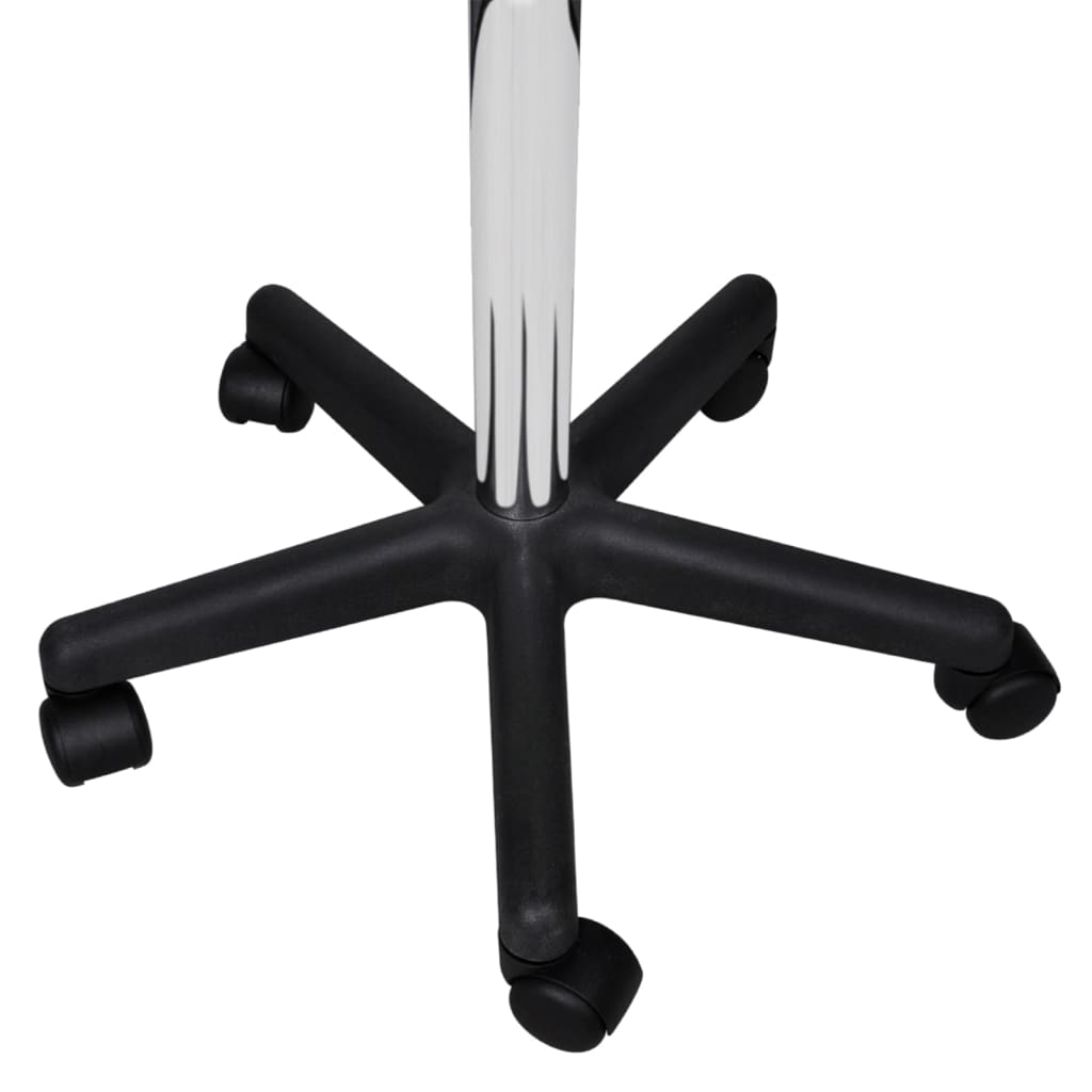 vidaXL Tabourets de bureau 2 pcs Blanc 35,5x84 cm Similicuir