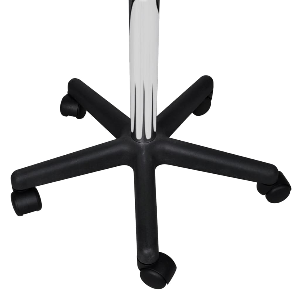 vidaXL Tabourets de bureau 2 pcs Noir 35,5x84 cm Similicuir