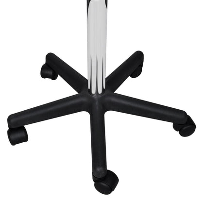 vidaXL Tabourets de bureau 2 pcs Noir 35,5x84 cm Similicuir