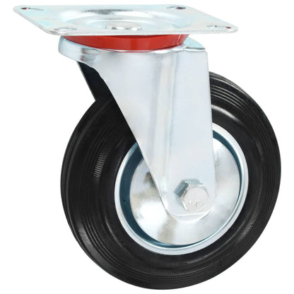 vidaXL 12 pcs Roulettes pivotantes 160 mm