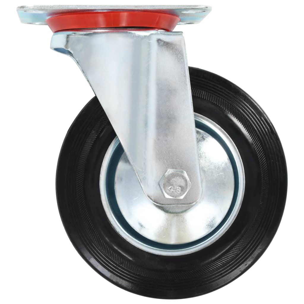 vidaXL 24 pcs Roulettes pivotantes 160 mm