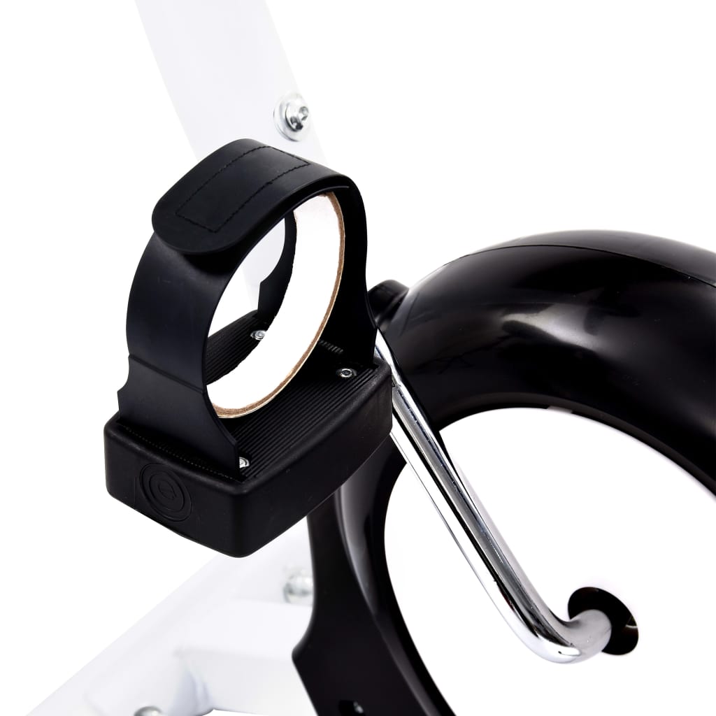 vidaXL Vélo d'appartement avec résistance à courroie Noir