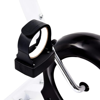 vidaXL Vélo d'appartement avec résistance à courroie Noir