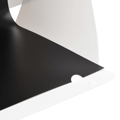 vidaXL Boîte à lumière studio LED pliable 40x34x37 cm Plastique Blanc