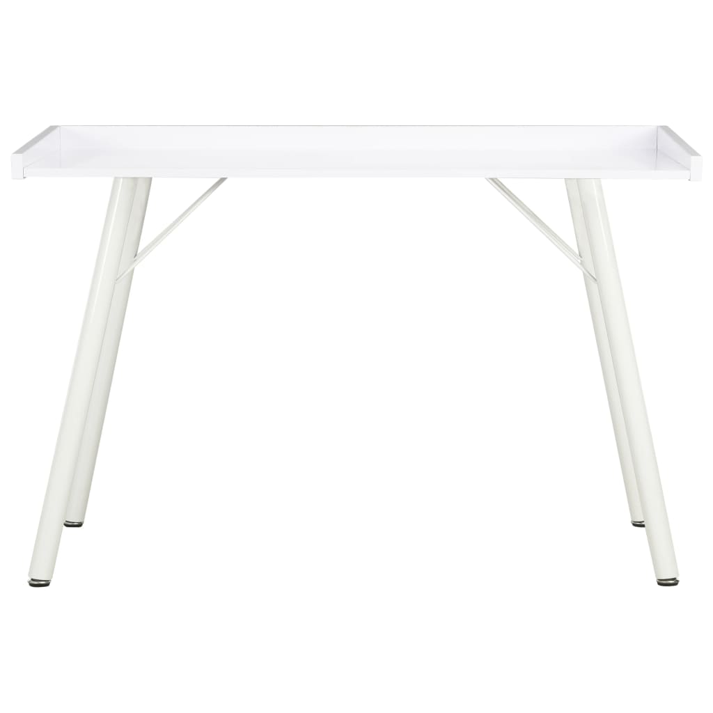 vidaXL Bureau Blanc 90x50x79 cm