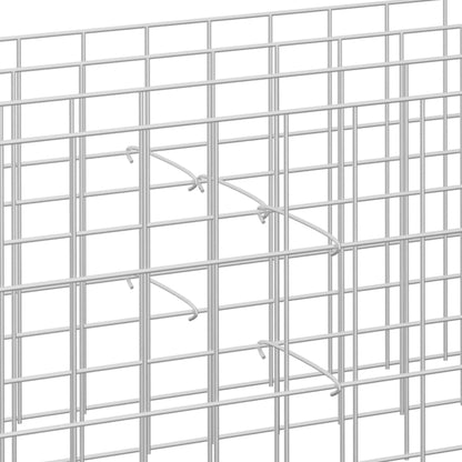 vidaXL Crochets de gabion 50 pcs Acier galvanisé 15 cm