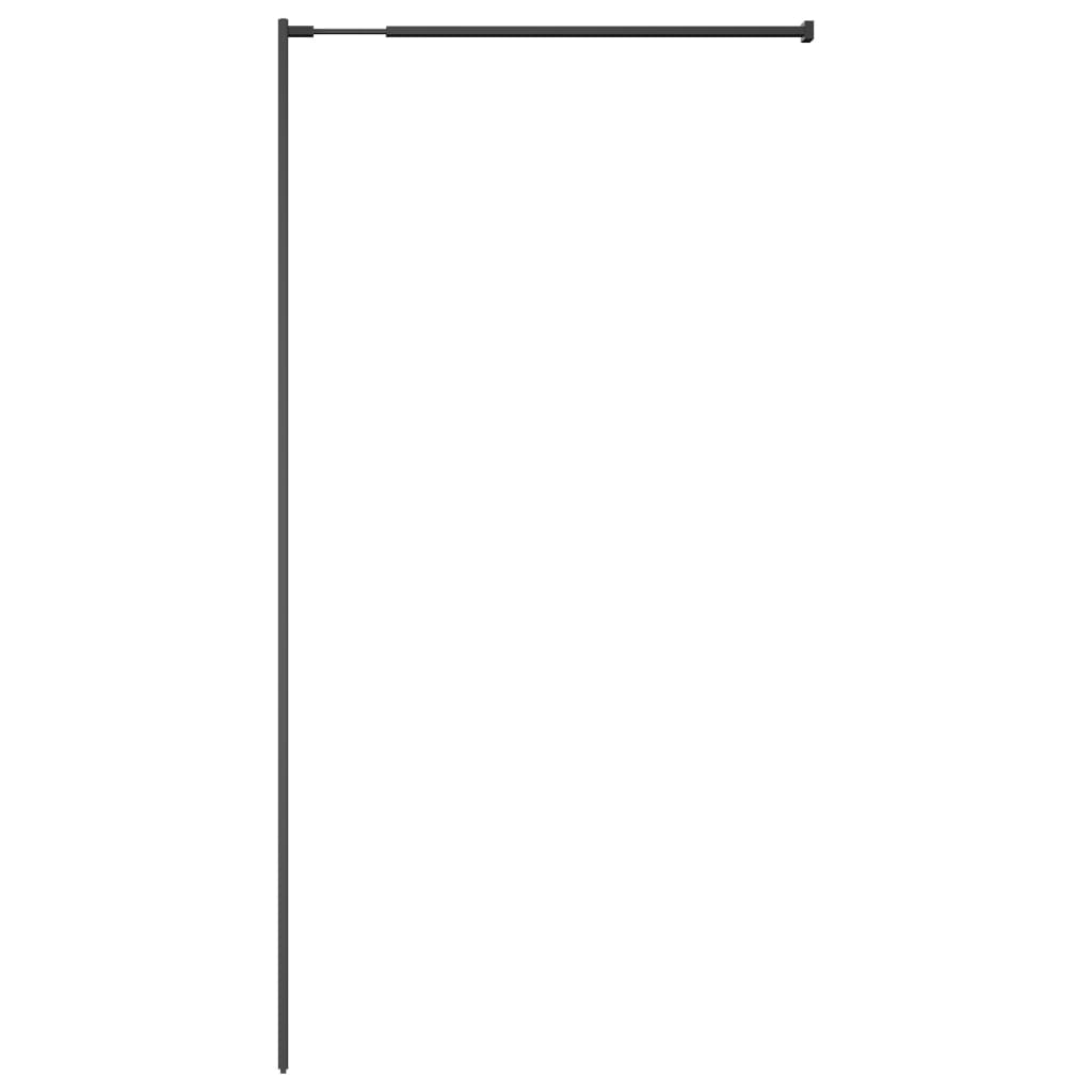 vidaXL Écran de douche Verre trempé transparent 90x195 cm