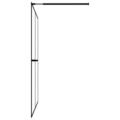 vidaXL Écran de douche Verre trempé dépoli 140x195 cm