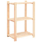 vidaXL Étagère de stockage 3 niveaux 60x38x90 cm Pin solide 150 kg