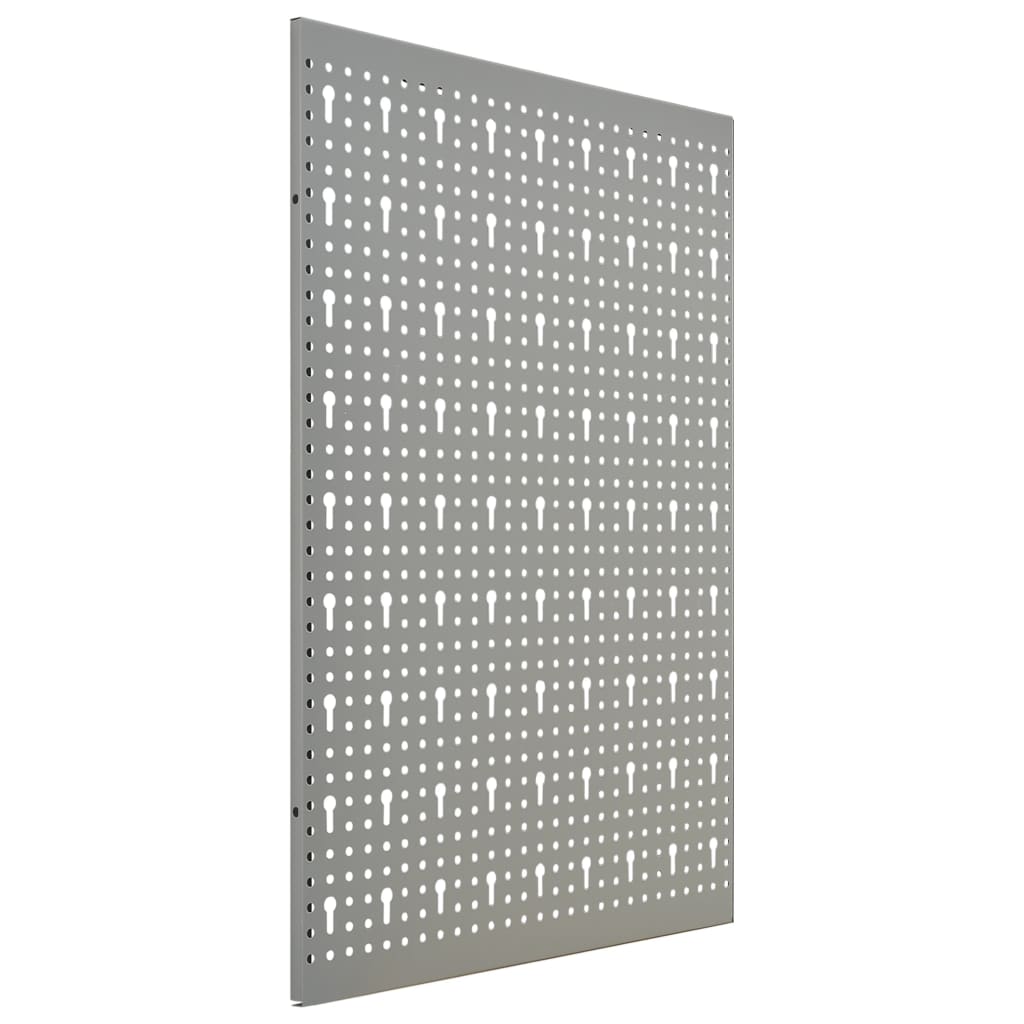 vidaXL Panneaux à chevilles muraux 4 pcs 40x58 cm Acier