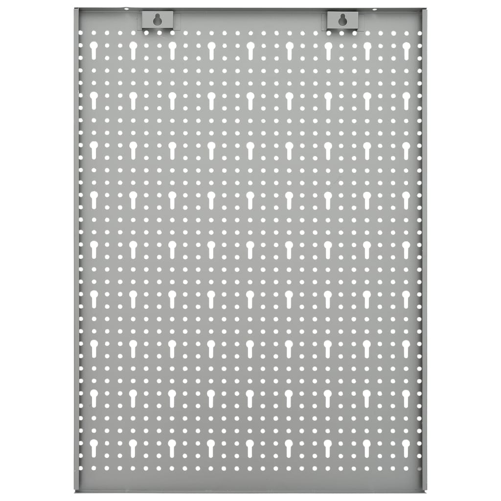 vidaXL Panneaux à chevilles muraux 4 pcs 40x58 cm Acier