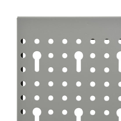 vidaXL Panneaux à chevilles muraux 4 pcs 40x58 cm Acier