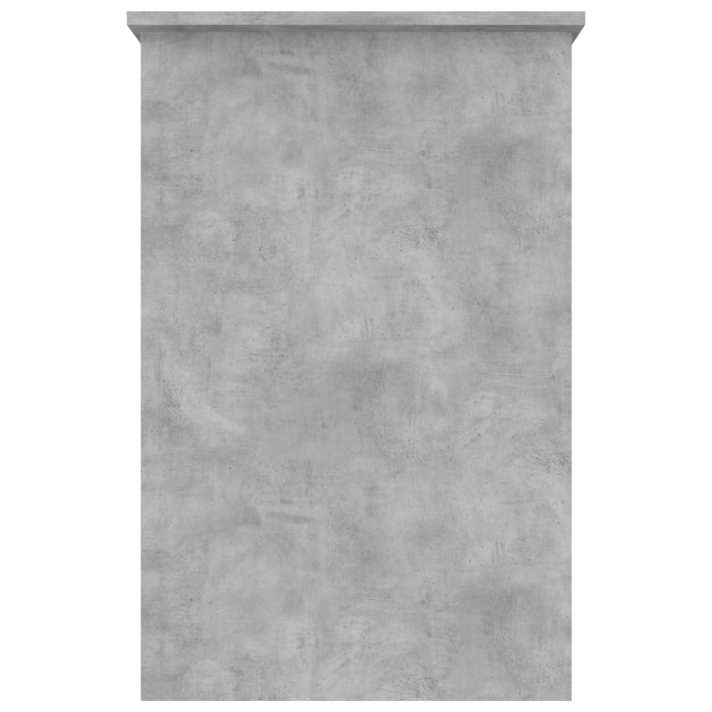 vidaXL Bureau Gris béton 100 x 50 x 76 cm Aggloméré