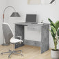 vidaXL Bureau Gris béton 100 x 50 x 76 cm Aggloméré