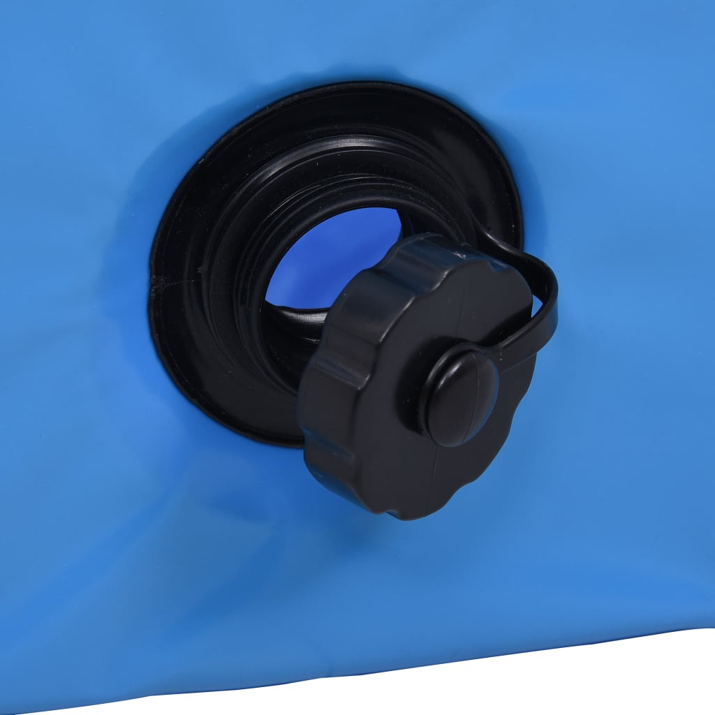 vidaXL Piscine pliable pour chiens Bleu 80x20 cm PVC