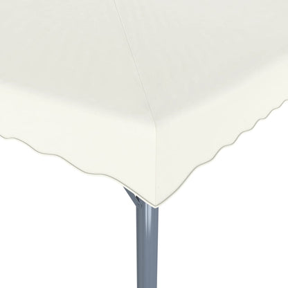 vidaXL Tonnelle 300x300 cm Crème Aluminium
