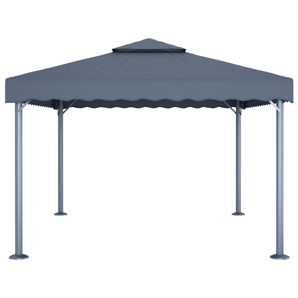 vidaXL Tonnelle 400x300 cm Anthracite Aluminium