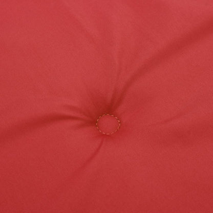 vidaXL Coussins de chaise de jardin à dossier bas lot de 4 rouge