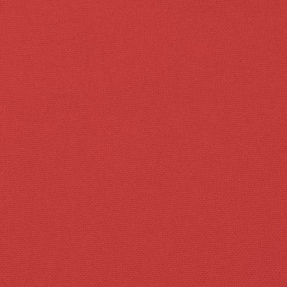 vidaXL Coussins de chaise de jardin à dossier bas lot de 4 rouge