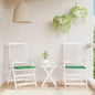 vidaXL Coussins de chaise de jardin 2 pcs vert 50x50x3 cm tissu oxford