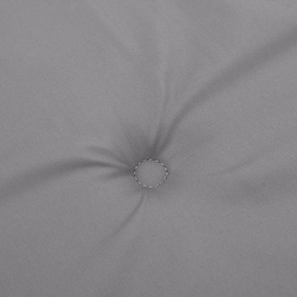 vidaXL Coussin de banc de jardin gris 200x50x3 cm tissu oxford