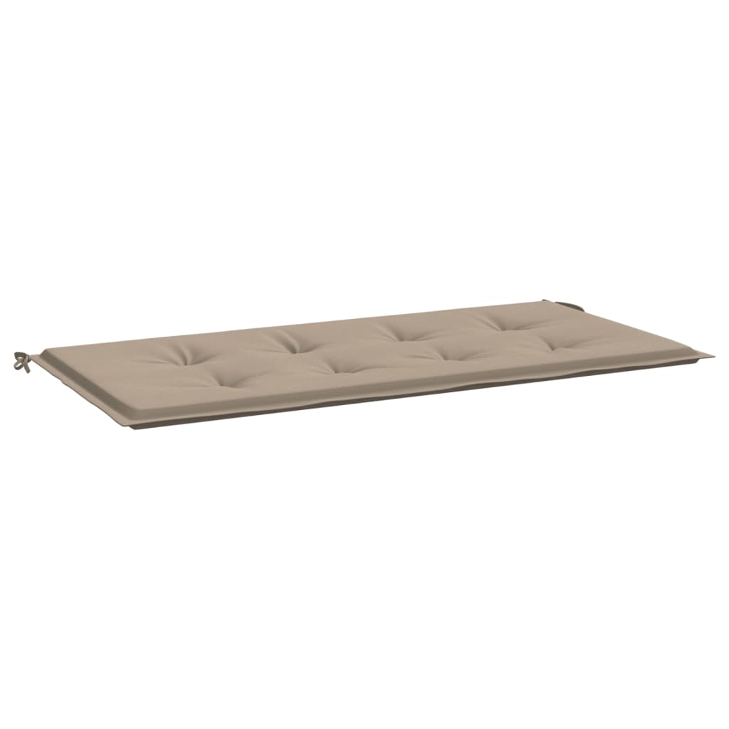 vidaXL Coussin de banc de jardin taupe 100x50x3 cm tissu oxford