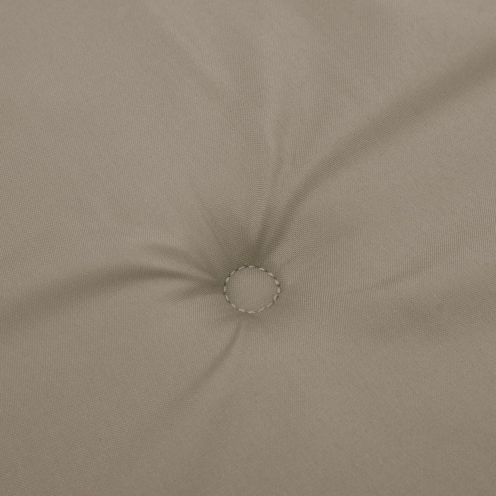 vidaXL Coussin de banc de jardin taupe 100x50x3 cm tissu oxford