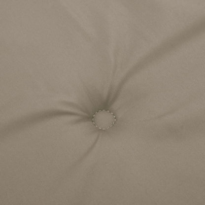 vidaXL Coussin de banc de jardin taupe 100x50x3 cm tissu oxford